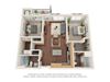 Heritage At Church Ranch_3D_2 Bedroom B